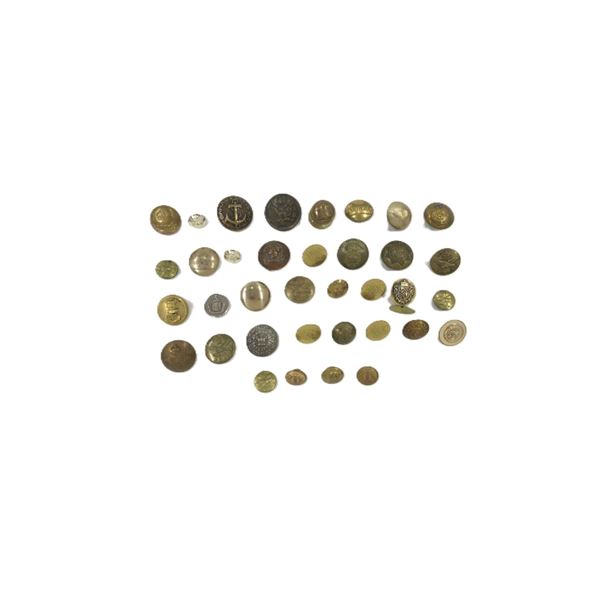 ASSORTED MILITARY BUTTON LOT