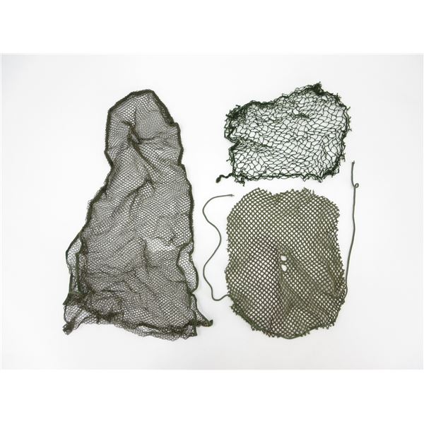 WWII HELMET NETTING ETC. LOT