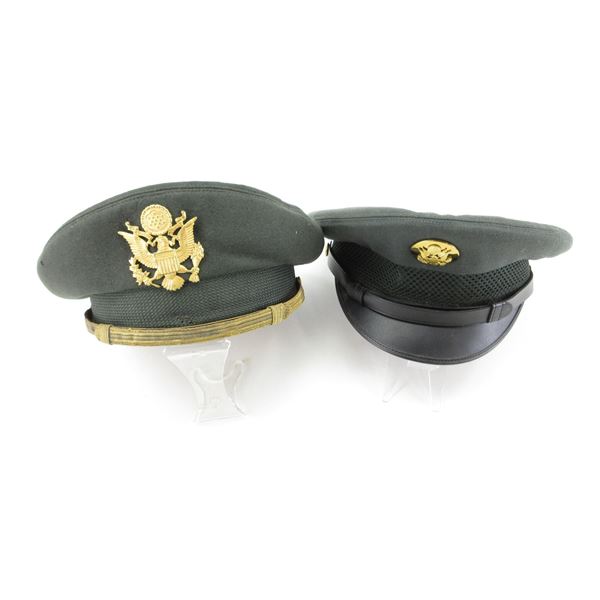 U.S. MILITARY PEAKED CAP LOT