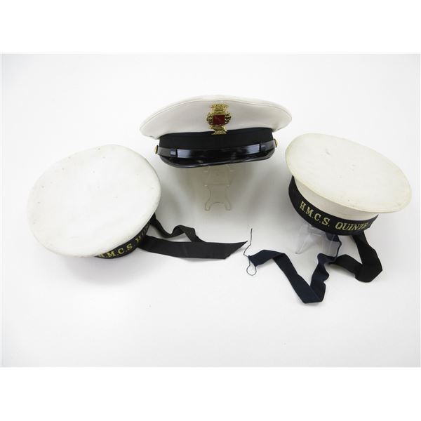 POST-WWII ROYAL CANADIAN NAVY CAP LOT