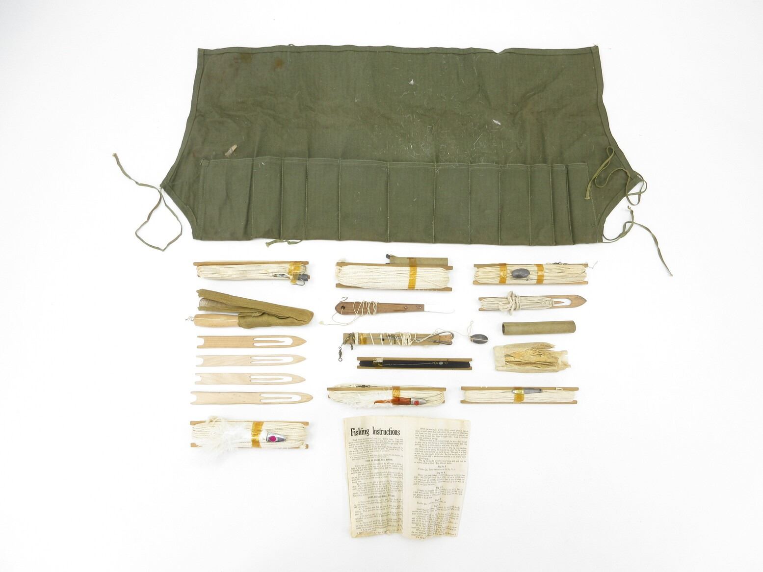 Wwll Life Raft WWII U.S. USAAF SURVIVAL LIFE RAFT FISHING KIT
