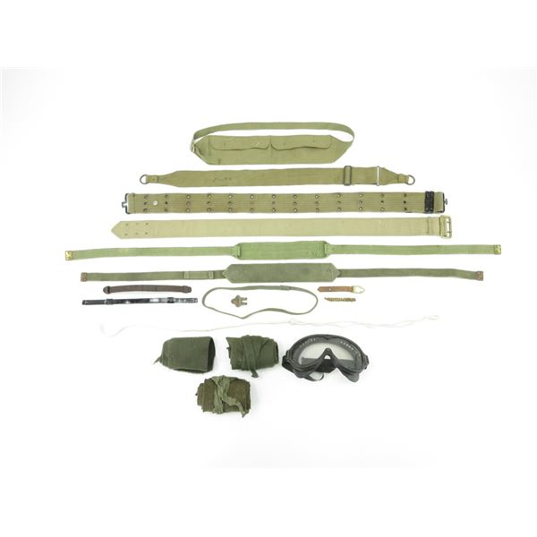 ASSORTED MILITARY ACCESSORIES LOT