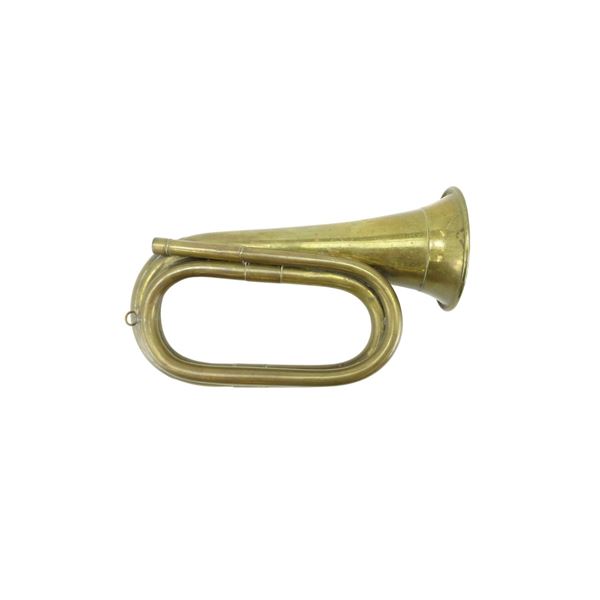 MILITARY STYLE BRASS BUGLE