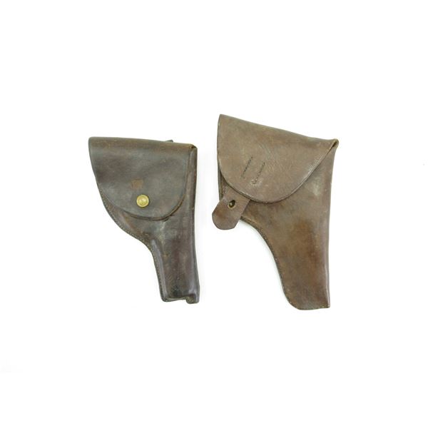 UNKNOWN MILITARY HOLSTERS LOT