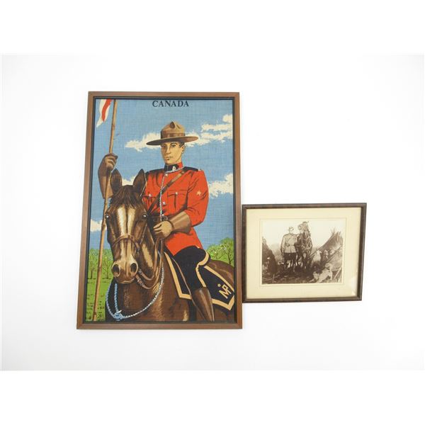 FRAMED RCMP PICTURE LOT