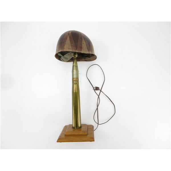 U.S. MILITARY TRENCH ART LAMP