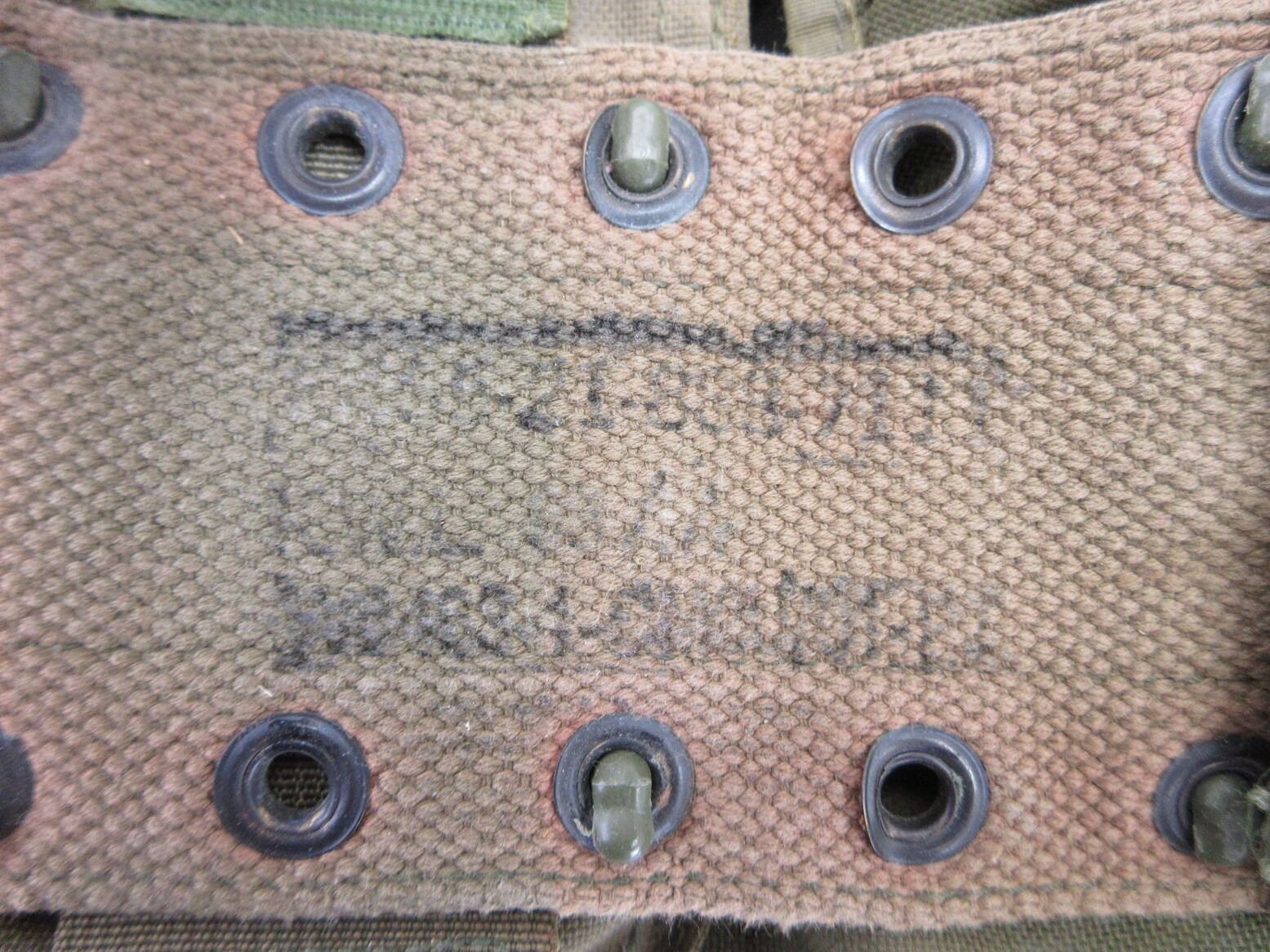 Canadian1982 Pattern Webbing ASSORTED CANADIAN MILITARY 1982 PATTERN ETC. WEBBING LOT - Switzer's ...