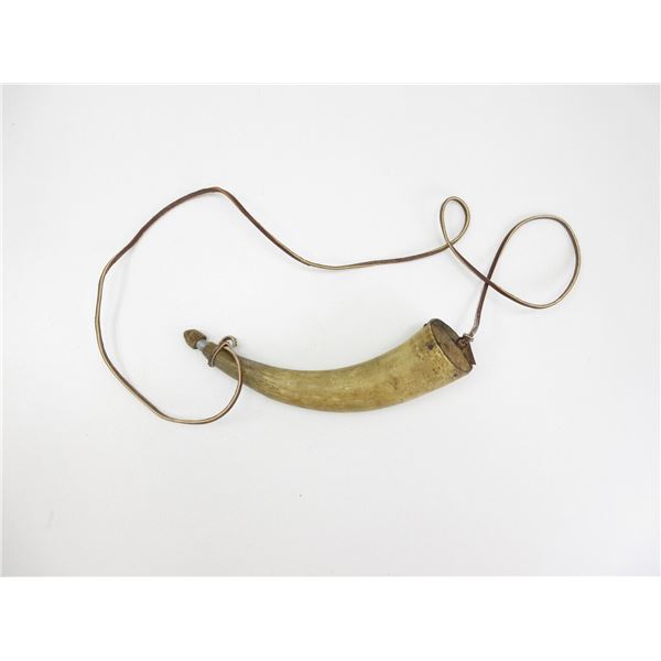 BLACK POWDER HORN