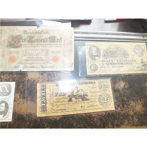 Old bank Notes