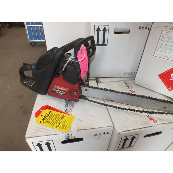 Troy Built 18" 42cc Gas powered Chain Saw