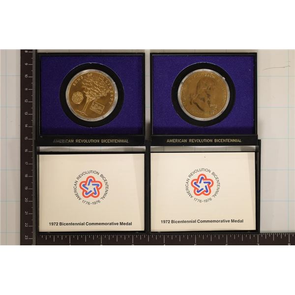 2-AMERICAN REVOLUTION BICENTENNIAL COMMEMORATIVE