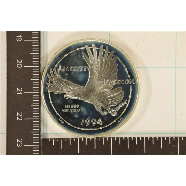1994-P US PROOF SILVER DOLLAR PRISONER OF WAR
