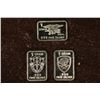 Image 1 : 3-1 GRAM .999 FINE SILVER MILITARY THEMED INGOTS