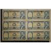 6-1981 BOLIVIA 500 PESO BOLIVANOS COLORIZED BILLS