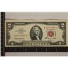 Image 1 : 1963-A US $2 RED SEAL BILL. CRISP