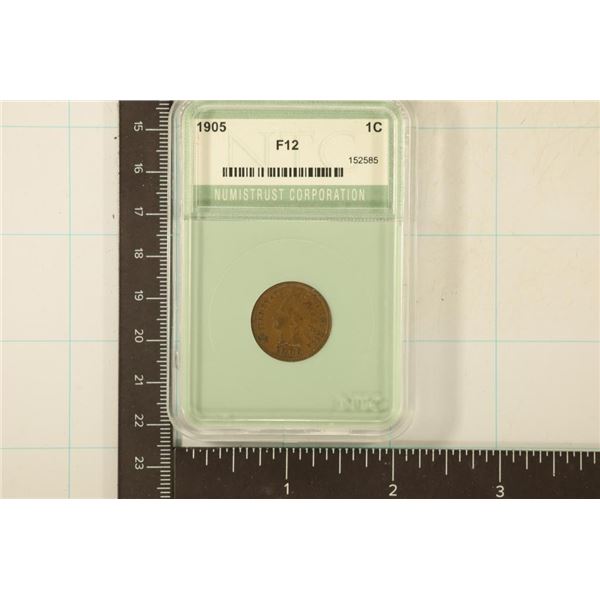 1905 INDIAN HEAD CENT IN A SLAB CLAIMING F12