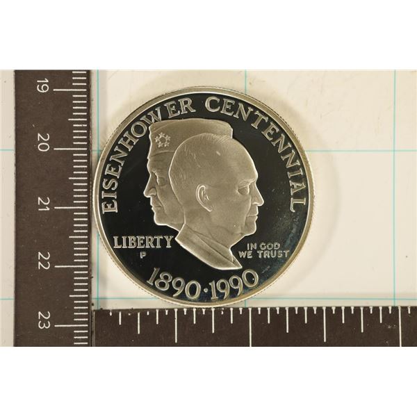 1990-P US PROOF SILVER DOLLAR EISENHOWER