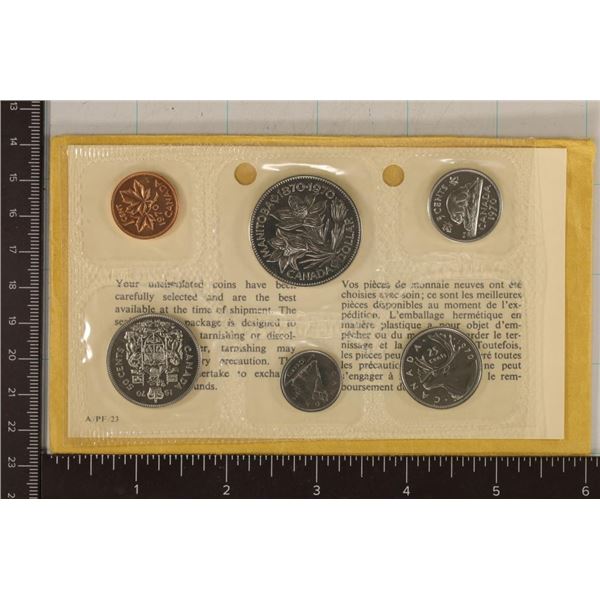 1970 CANADA UNC SET WITH ENVELOPE