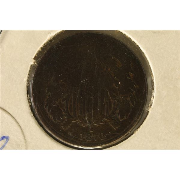 1870 US TWO CENT PIECE