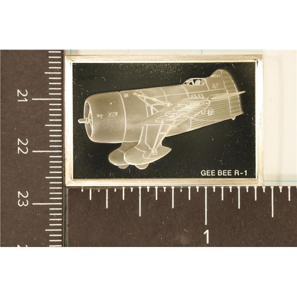 .60 TROY OZ. PROOF STERLING AIRPLANE INGOT: