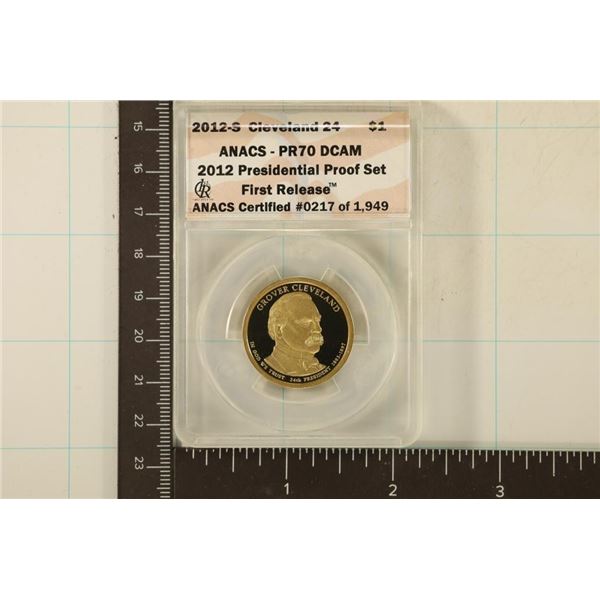 2012-S GROVER CLEVELAND PRESIDENTIAL DOLLAR