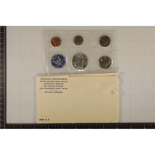 1965 US SPECIAL MINT SET WITH ENVELOPE