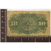 Image 2 : 1863 US 10 CENT FRATIONAL CURRENCY