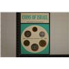 1967 ISRAEL 6 COIN JERUSALEM BU SPECIMEN SET