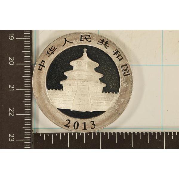 1 TROY OZ 999 FINE SILVER 2019 CHINA 10 YUAN PANDA
