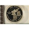 Image 2 : 1953-1991-P KOREA WAR MEMORIAL PF US SILVER DOLLAR