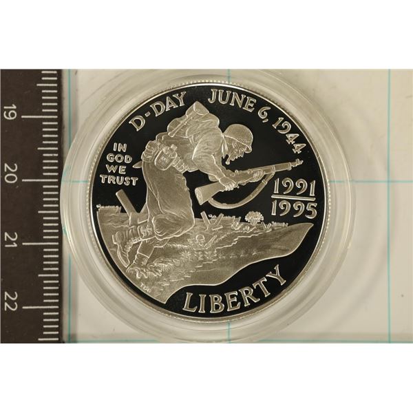 1991-95-W 50TH ANNIVERSARY OF WWII US SILVER $