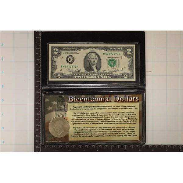 BICENTENNIAL DOLLAR SET FEATURES A 1976 US $2