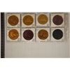 Image 10 : 40 ASSORTED COLORIZED ALUMINUM MARDI GRAS TOKENS: