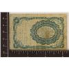 Image 2 : 1874 US 10 CENT FRACTIONAL CURRENCY