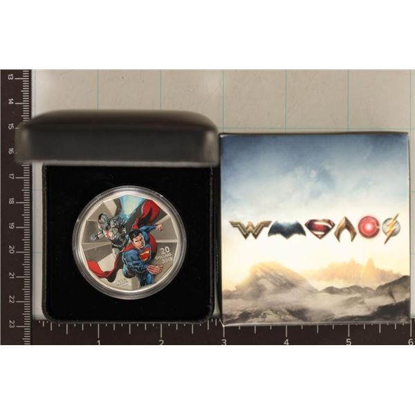 2018 CANADA 99.99 SILVER JUSTICE LEAGUE $20 COIN