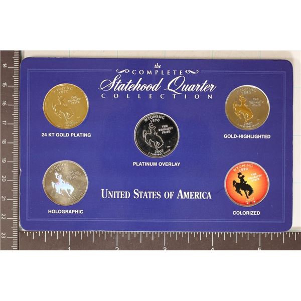 2007 STATEHOOD QUARTER COLLECTION WYOMING: