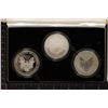 Image 2 : AMERICAN SILVER EAGLE 20TH ANNIVERSARY 3 COIN SET: