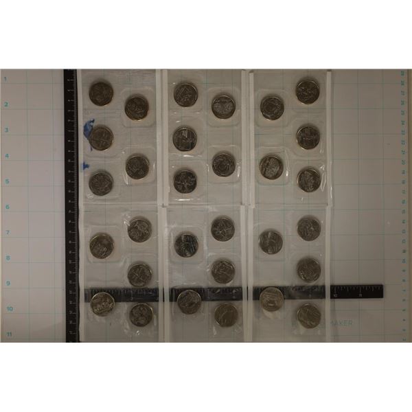 6 US STATE QUARTER SETS: 2-1999-P, 2-2000-P &