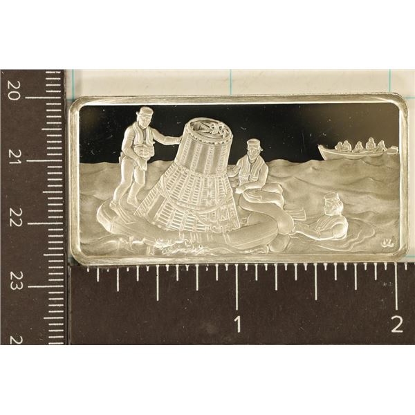 .91 TROY OZ. PROOF STERLING SILVER SPACE THEMED