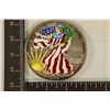 Image 1 : 2006 AMERICAN SILVER EAGLE UNC WITH COLORIZED
