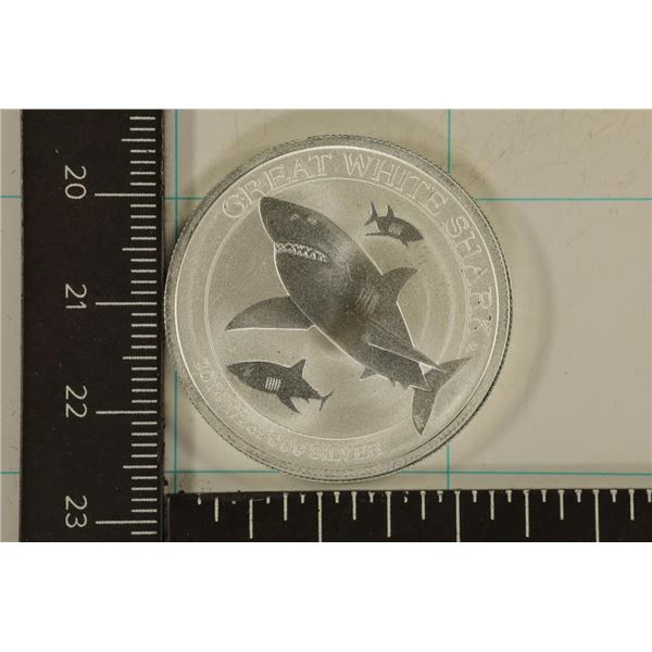 1/2 OUNCE .999 FINE SILVER 2014 AUSTRALIA 50 CENT