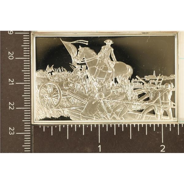 1.86 TROY OZ. PROOF STERLING SILVER INGOT: