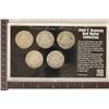 Image 2 : JFK FIVE COIN HALF DOLLAR COLLECTION FEATURING