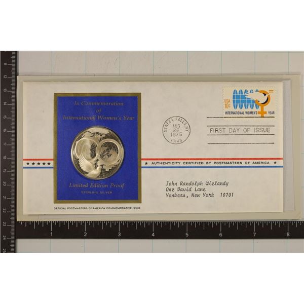 .8 OZ. PF STERLING SILVER ROUND IN FDC: