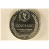 Image 2 : .46 OZ. PROOF STERLING SILVER COLORADO STATE ROUND
