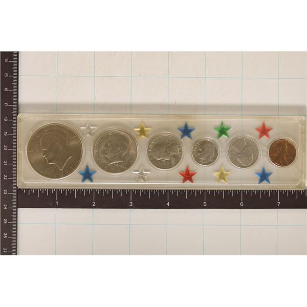 1971 SIX COIN YEAR SET IN WHITMAN PLASTIC HOLDER