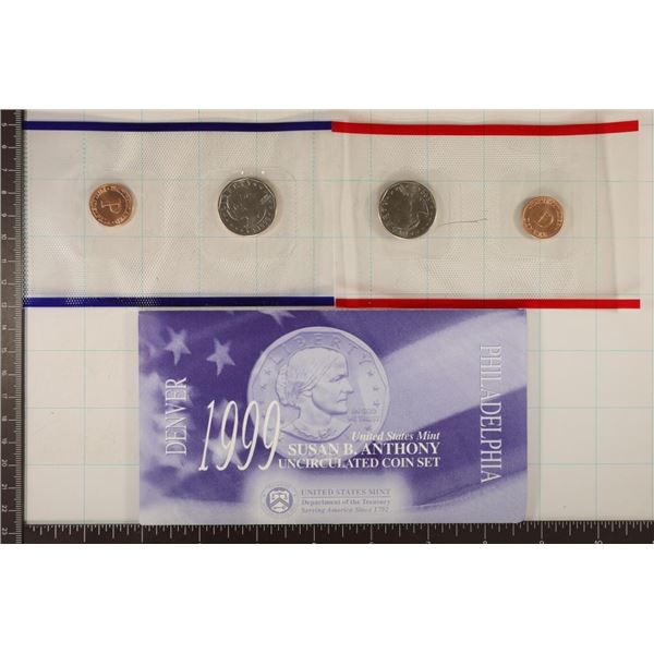 1999-P & D SBA DOLLAR SOUVENIR SET (2 COINS)