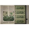 Image 2 : UNCUT SHEET OF 4-1976 US $2 FRN NOTES CRISP UNC