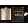Image 2 : 6 OZ. STAINLESS STEEL HIP FLASK WITH MORGAN $