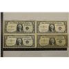 Image 1 : 4 $1 SILVER CERTIFICATES: 1935E, 35-F, 1957 & 57-A